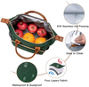 Green Adult Outdoor Waterproof Thermal Food Storage Organizer Insulated Lunch Tote Bag Cooler Bags For Women And Men