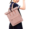 Waterproof Pink Girls Fashion Travel Children School Book Bags Laptop Bag Roll Top Backpack Knapsack
