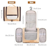 Waterproof Custom Logo Polyester Trousse Maquillage Travel Makeup Bag Hanging Toiletry Bags for Women