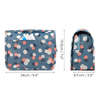 Colorful Travel Toiletry Bag with Hanging Hook Water-resistant Cosmetic Makeup Bag for Women