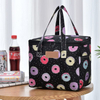 Custom Logo Polyester Digital Printing Insulated Cooler Bag Office Thermal Lunch Box Bag for Men Women Adults