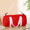 Vintage High Quality 30L Oxford Red Overnight Weekend Travel Bag Custom Luggage Gym Sports Travel Bag