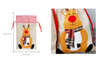 New Arrival Merry Christmas Linen Gifts Bag Christmas Bags Drawstring with Patterns Kid Candy Bag