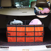 Large Capacity Heavy Duty Car Seat Gap Storage Box Organizer Portable Camping Auto Collapsible Car Trunk Organizer