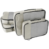 large capacity 4 pack compression luggage suitcase organizer lightweight travel shoes packing cube set