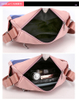 Anti theft cross body bag with adjustable shoulder strap women multi pocket crossbody bag