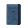 Men Sublimation Money Clutch Travel Passport Holder Cover PU Leather Passport and Vaccine Card Holder Wallet