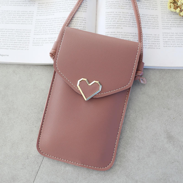 Crossbody Purses For Women Waterproof Cell Phone Shoulder Bags Card Holder Leather Wallet Purse Mobile Phone Shoulder Bags