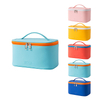 Waterproof PU Makeup Organizer Bag with Zipper Portable Beauty Toiletry Bags for Women Girl