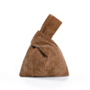Simple Japanese Cotton And Linen Custom Printing Knotted Bag Strap Knot Wrist Bag