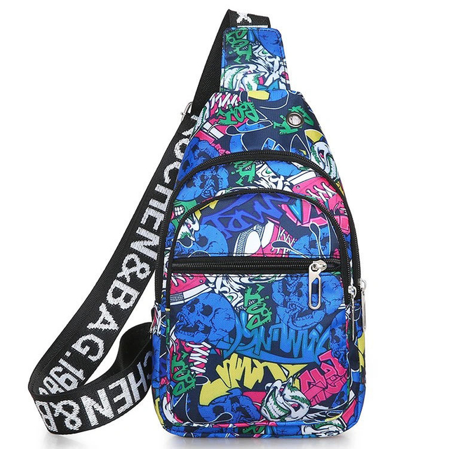 waterproof sling backpack lightweight kids chest shoulder bag sport outdoor sling bag for teens boys and girls