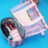 Wholesale Swimming Bag for Beach New Design Mesh Beach Bag with Cooler for Women