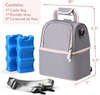 Custom Logo Picnic Leakproof Insulated Thermal Lunch Box Shoulder Tote Breastmilk Cooler Bag