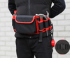 Waterproof Black Electrician Men Waist Tool Bag Portable Running Belt Bag