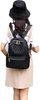 Black Large Capacity Travel Backpack Velvet Backpack Laptop Bag Waterproof
