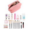 Colorful Waterproof PU Leather Makeup Pouch Bag Small Travel Cosmetic Carry Bag