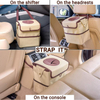 Wholesale Car Trash Can with Detachable Lining, Waterproof Foldable Car Seat Hanging Auto Garbage Bag with Lid And Pocket