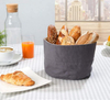 Natural Eco Friendly Round Bread Cotton Bag Reusable Adjustable Canvas Bread Basket Storage Holder for Bread