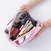 Custom Leather Cosmetic Bag Newly Design Zipper Pouch Bag Cosmetic Makeup Bags Water Resistant for Men Women