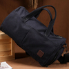 Custom Mens Canvas Weekender Duffle Bags with Adjustable Shoulder Strap 20 Inches Sport Gym Bag with Shoes Compartment