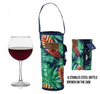 Custom Simple Wine Tote Cooler Bag Wholesale Cheap Wine Bag for One Bottle