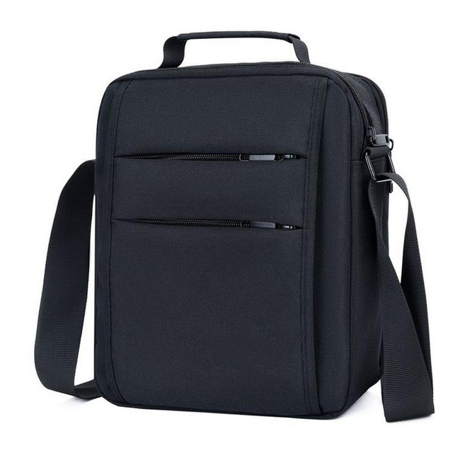 Oxford black sling bag water resistant chest bag custom mens shoulder daypack for men women wholesale