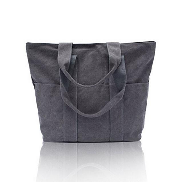 Fashion Lady Heavy Duty Durable Women's Large Canvas Shoulder Hand Bag Tote Bag