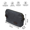 Custom Canvas Leather Waterproof Shaving Dopp Kit Case Mens Toiletry Bag Travel Bag