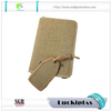 Wholesale custom jute linen padfolios/portfolio with ring binder