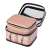 Custom 4pcs Makeup Bag for Women And Girls Portable Travel Clear Cosmetic Bag Set with Silver Zipper Makeup Bag Organizer