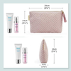 Wholesale Pouch Bag Cosmetic Velvet Make Up Bag Custom High Quality Waterproof Toiletry Bag for Men Women