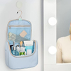 Waterproof Fancy Travel Custom Private Label Logo Cosmetic Storage Bag Makeup Bags Toiletry Make Up Organizer With Hanging Hook