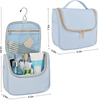 Waterproof Fancy Travel Custom Private Label Logo Cosmetic Storage Bag Makeup Bags Toiletry Make Up Organizer With Hanging Hook