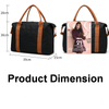 Contrast Color Weekend Travelling Bags Luggage Bags Duffle Bag With Handles