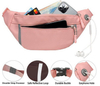 Premium Luxury Waterproof Women Sport Running Phone Belt Crossbody Chest Sling Shoulder Waist Bag Fanny Pack for Ladies
