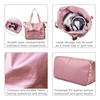 New Arrival Shine Waterproof Ladies Tote Bags Travel Portable Two Layers Utility Multi-functional Large Tote Bag