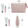 Portable Lady Luxury Quilted Zipper Pouch Cosmetic Bag Women Fashion Travelling Makeup Brush Organizer Make Up Purse