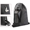 Customized Logo Children Size Portable Drawstring Daypack Bag For Gym Sport Hiking Kid\'s Drawstring Backpack