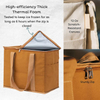 Reasonable Price Cotton Canvas Lunch Box Bag Tote Canvas Insulation Cooler Bags Custom Logo Picnic Shopping Cooler Bags