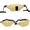 Wholesale Customized Printing Running Fanny Pack Cotton Canvas Waist Bag For Women