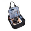 Vintage Black Laptop Backpack for Women Men Recycled PET Travel Backpack School College Computer Bag