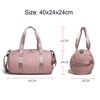 Wholesale Waterproof Small Sports Gym Duffle Bag with Wet Pocket And Show Pouch Shoulder Weekender Overnight Bag for Women