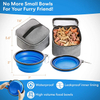 Airline Approved Dog Travel Organizer Bag Set Waterproof Food Container With Food Water Bowls Set