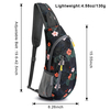 Custom Sling Bags Men Women Shoulder Backpack Small Cross Body Chest Sling Backpack Travel Running Cycling