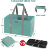 Reusable Grocery Bags Foldable Washable Large Storage Bins Basket Custom Ex Large Shopping Tote Bags Factory