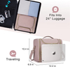 Large Capacity Water Resistant Travel Organizer Cosmetic Makeup Bag Women Travel Toiletry Bag for Toiletries And Cosmetics