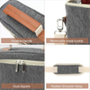 Leakproof Travel Thermal Insulated Wine Cooler Tote 2 Bottle Wine Carring Sling Cooler Bag with Adjustable Shoulder Strap