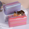Waterproof Pu Leather Cosmetic Make Up Pouch Bag Water Resistant Travel Cosmetic Organizer for Women And Girls