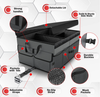 Family Use SUV Trunk Toy Accessories Organizer Bag Portable Durable Fabric Collapsible Storage Car Trunk Organizer