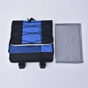 Large 43L Collapsible Insulated Rolling Cooler Bag on Wheels Ultra Compact Soft Cooler with Wheels And Handle